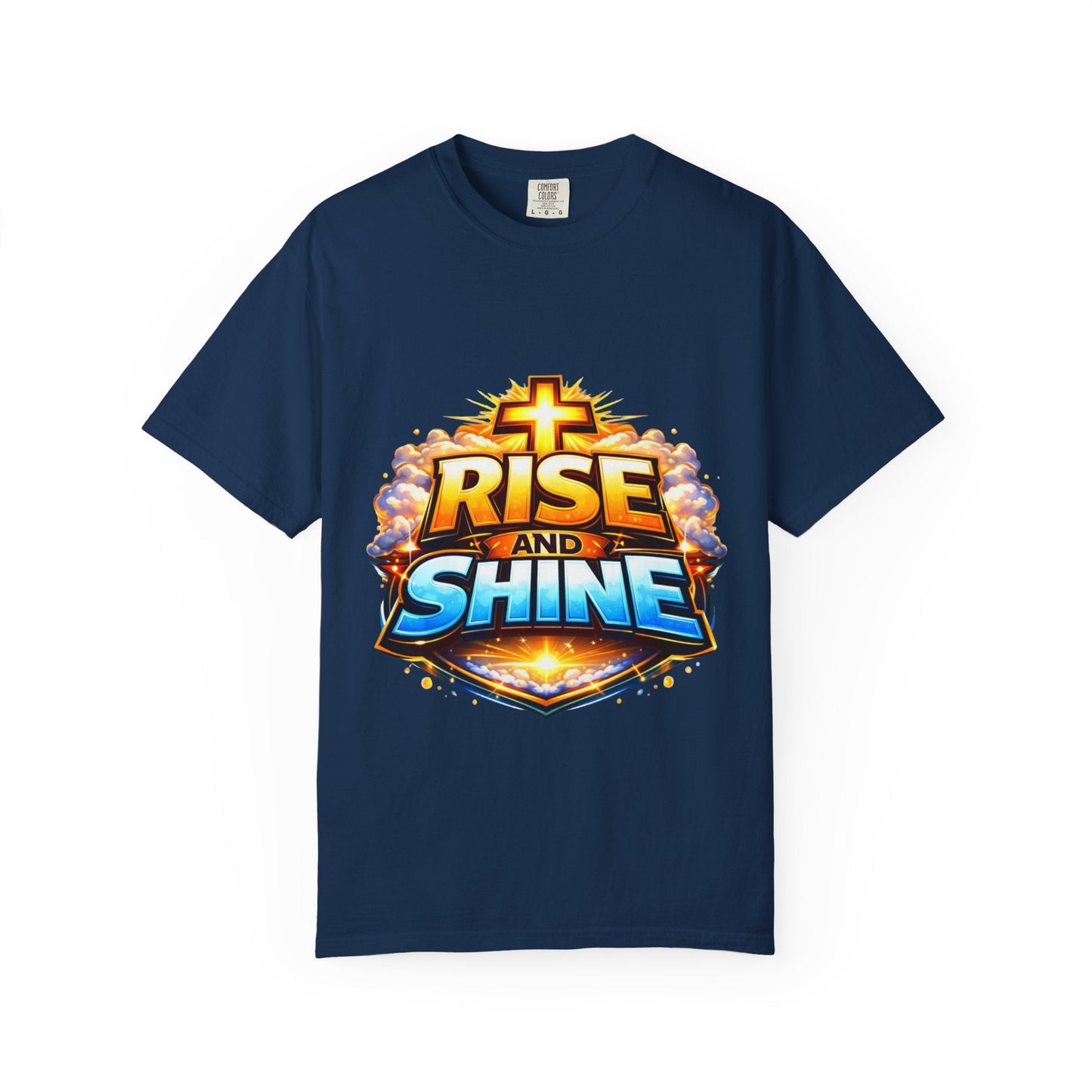 Rise and Shine Christian T-Shirt for Men – Inspirational Graphic Tee Printify