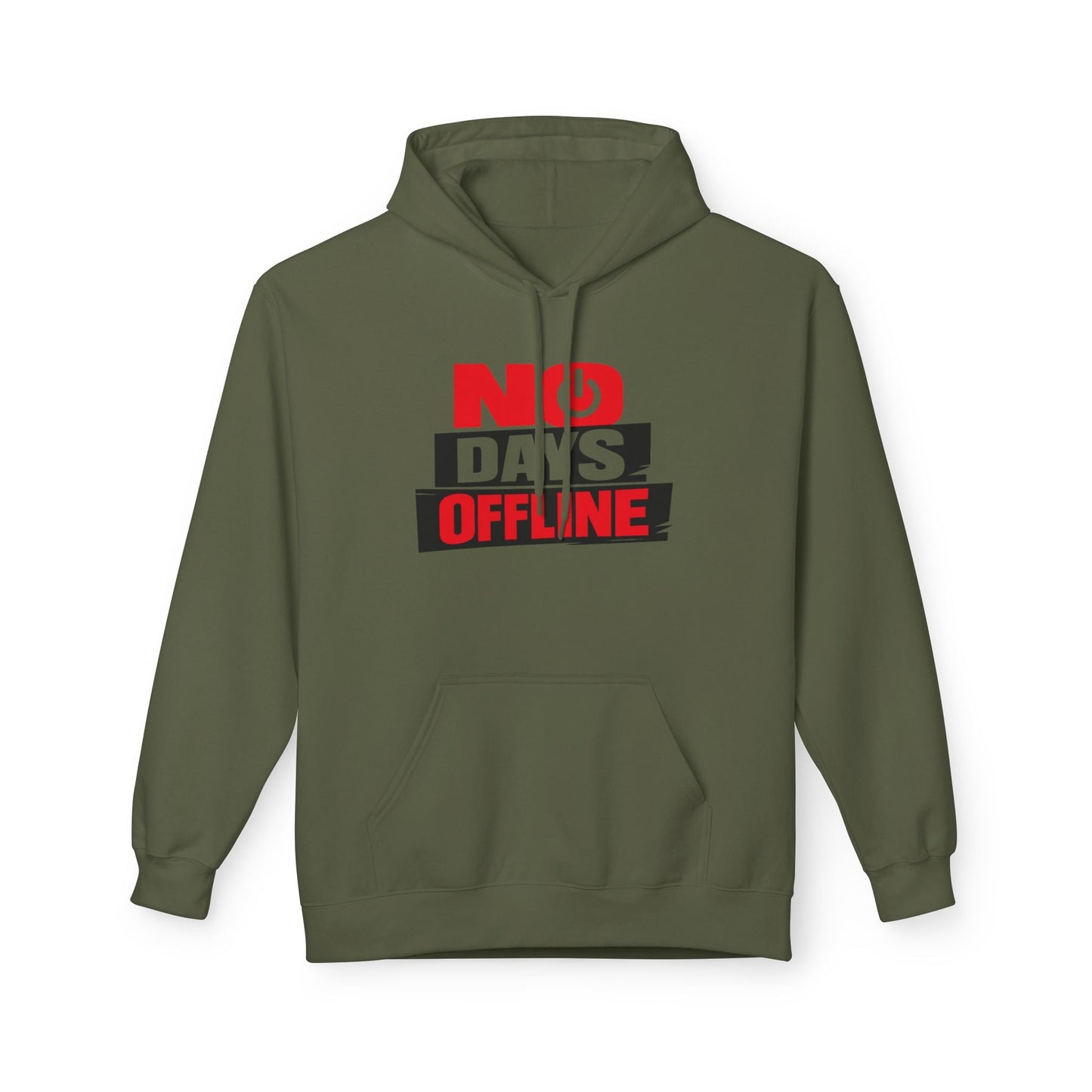 No Days Offline Hoodie — Gamer / Streamer Graphic Pullover Printify