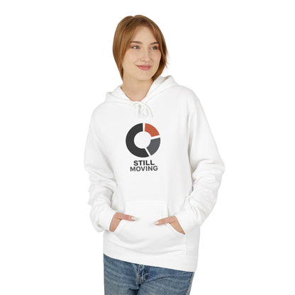 Still Moving Logo Hoodie — Minimalist Motivational Pullover