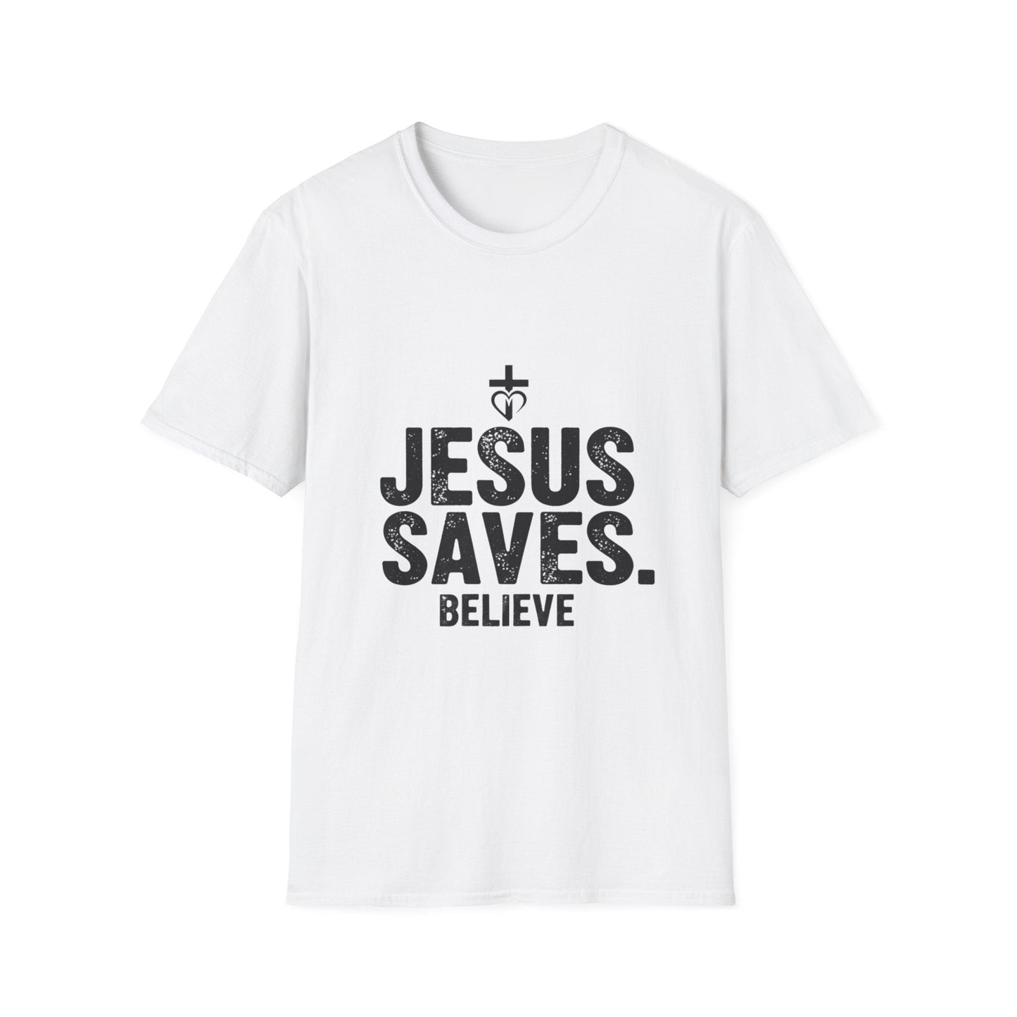 Christian Cross T-Shirt – Unisex “His Sacrifice Brought Hope & New Life” Inspirational Tee Printify