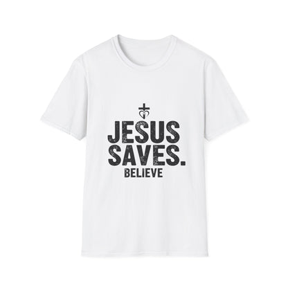 Christian Cross T-Shirt – Unisex “His Sacrifice Brought Hope & New Life” Inspirational Tee Printify