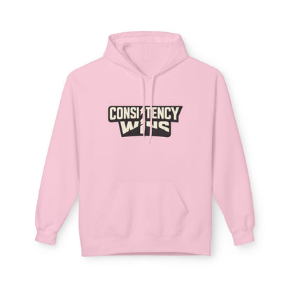 Consistency Wins Hoodie — Motivational Graphic Pullover Printify