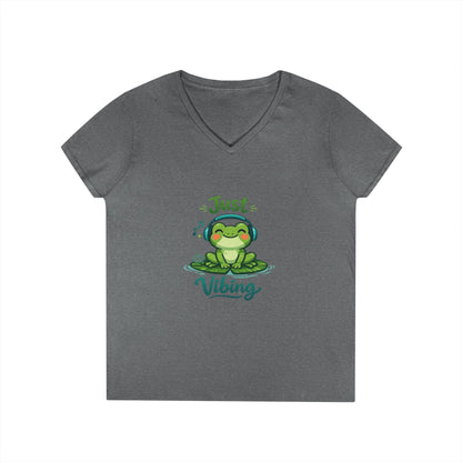 Frog Vibing/headphones Tee Printify