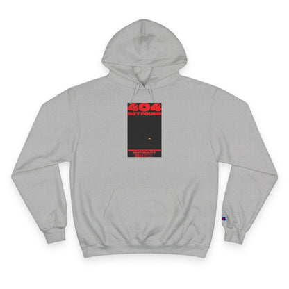 Champion Hoodie - Minimal Red Black Graphic Streetwear Hoodie Printify