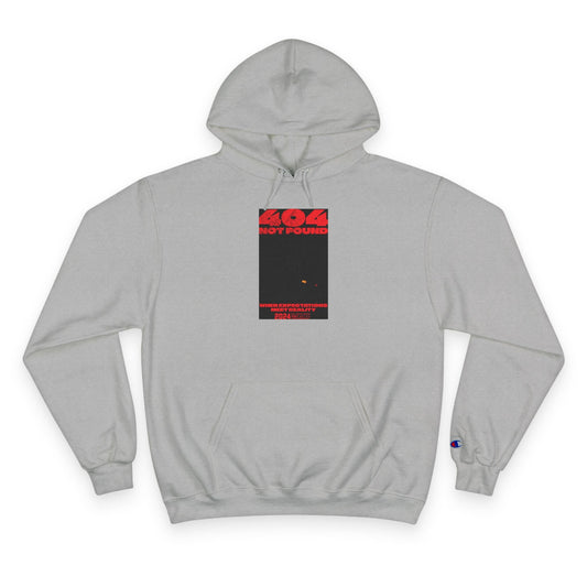 Champion Hoodie - Minimal Red Black Graphic Streetwear Hoodie
