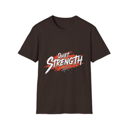 Quiet Strength Graphic T-Shirt — Motivational Fitness Tee