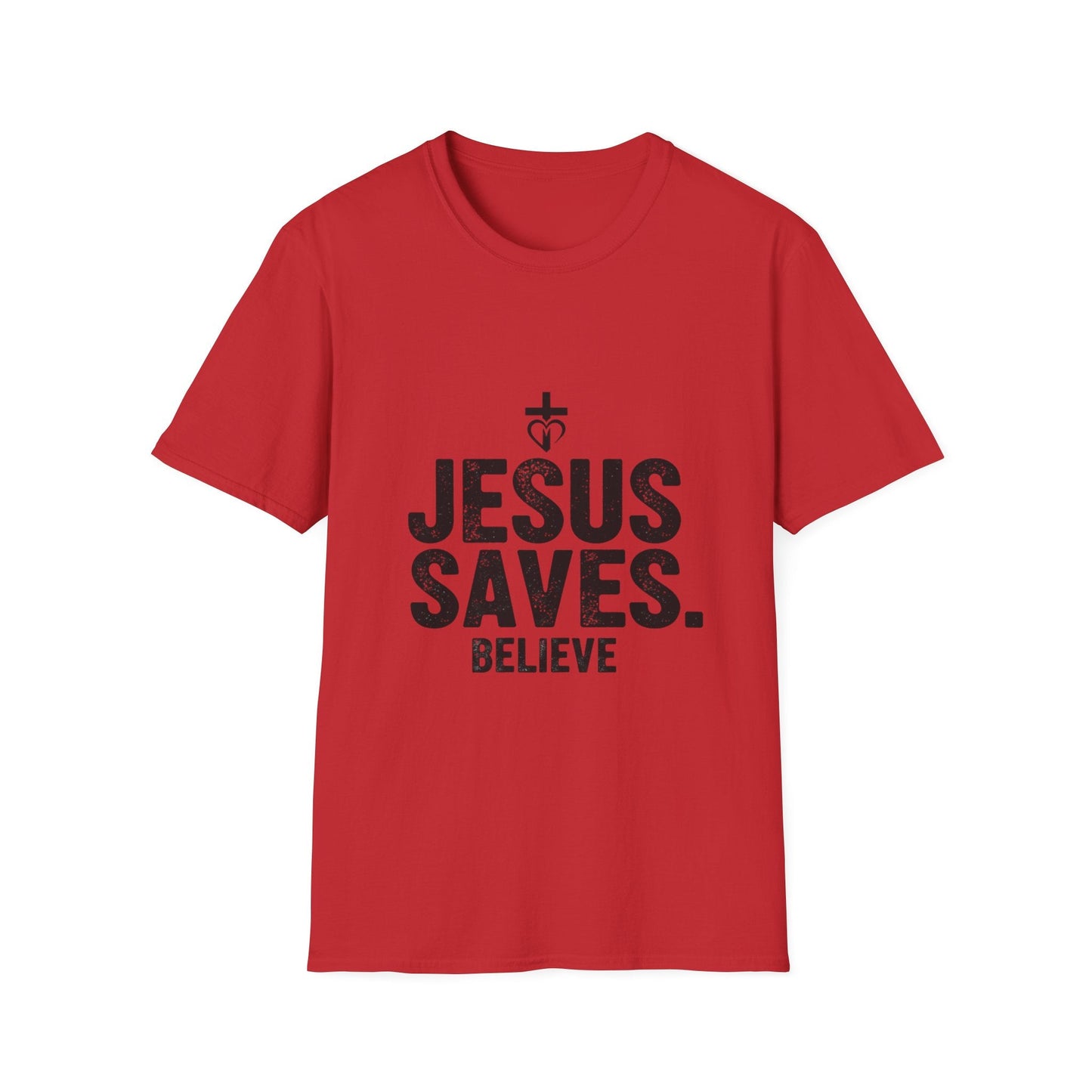 Christian Cross T-Shirt – Unisex “His Sacrifice Brought Hope & New Life” Inspirational Tee Printify
