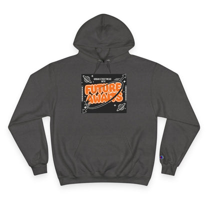 Future Awaits Hoodie – Space Graphic Champion Hoodie Printify