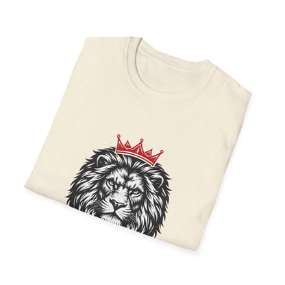 No Fear Lion T‑Shirt — Crowned Lion Graphic Tee Printify