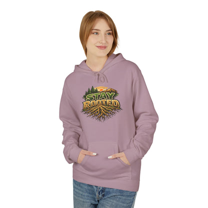 Stay Rooted Hoodie — Forest Nature Graphic Pullover