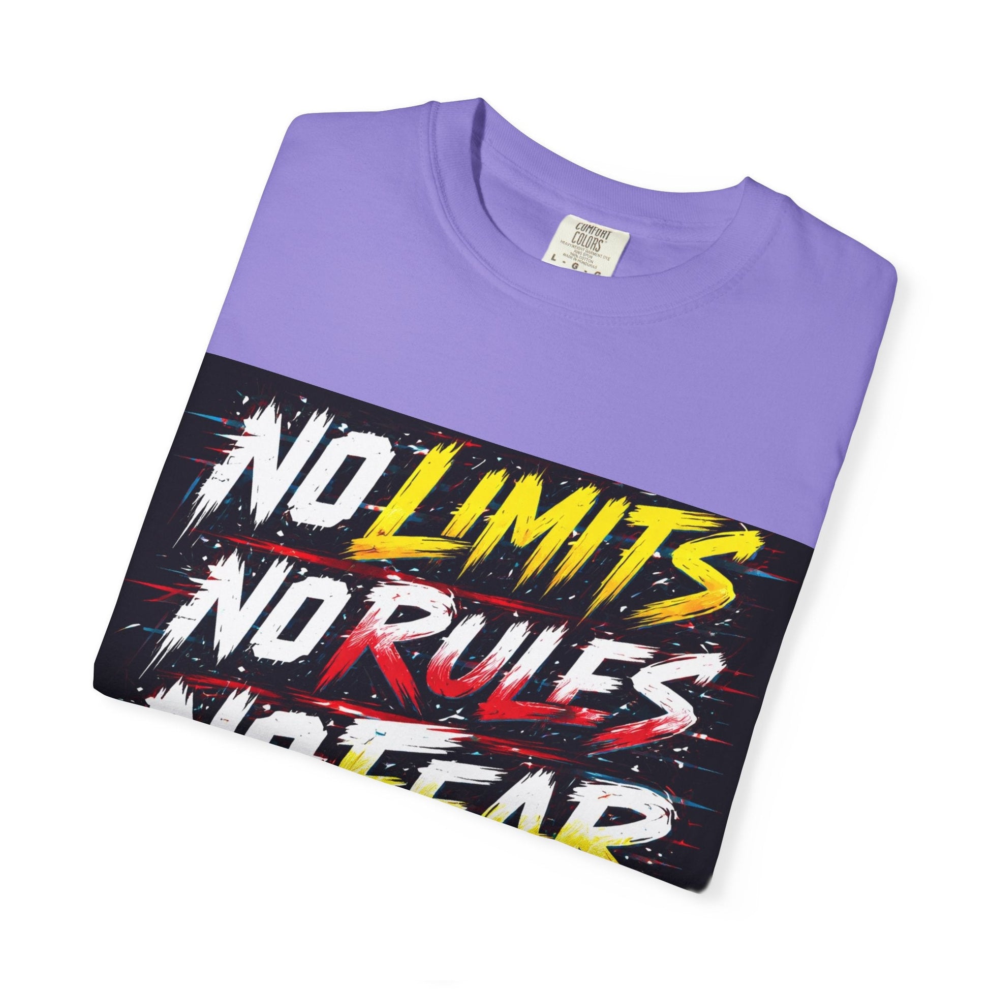 No Limits No Rules No Fear Graphic T-Shirt Printify