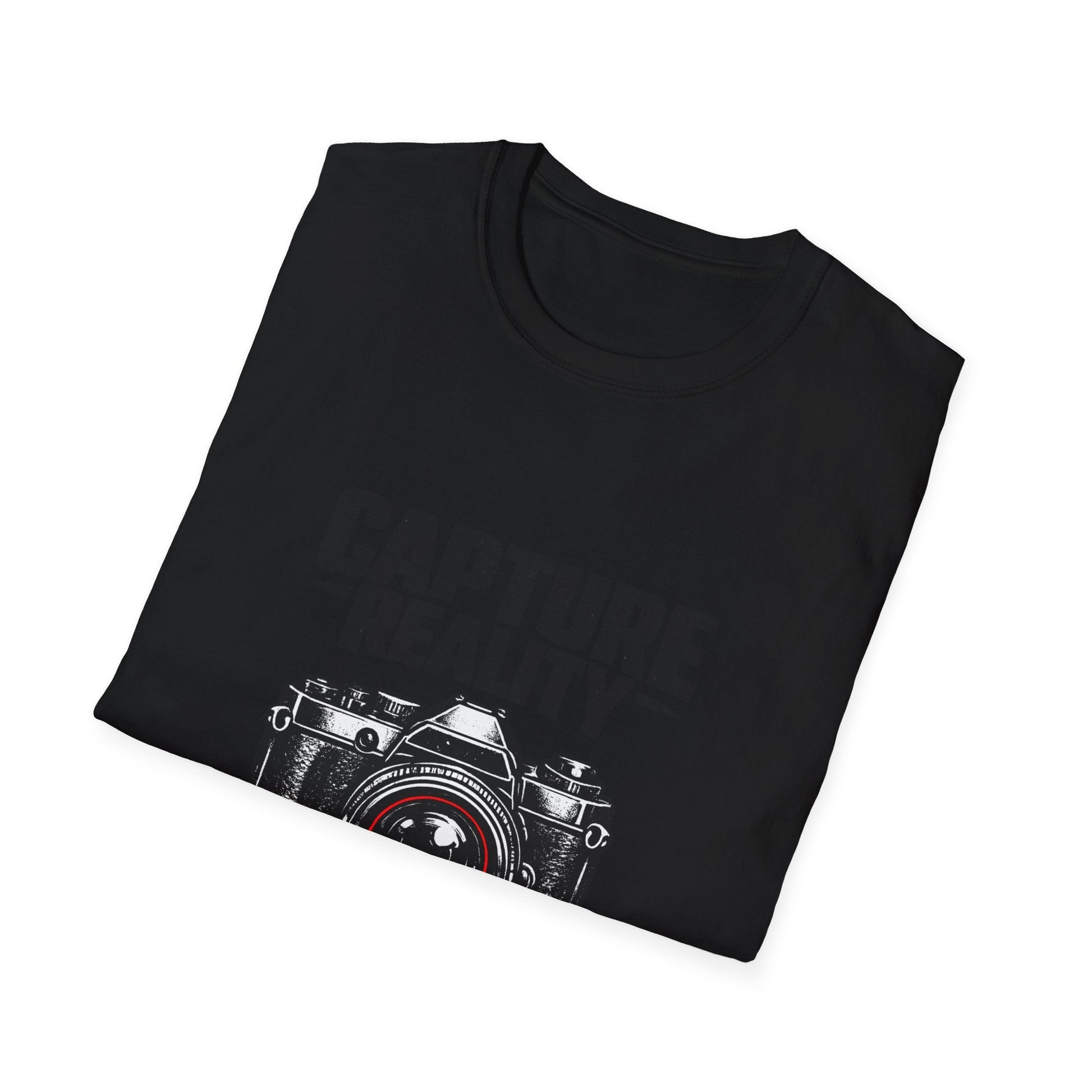 Photography T-Shirt — "Capture Reality" Camera Tee (No Filter Needed) Printify