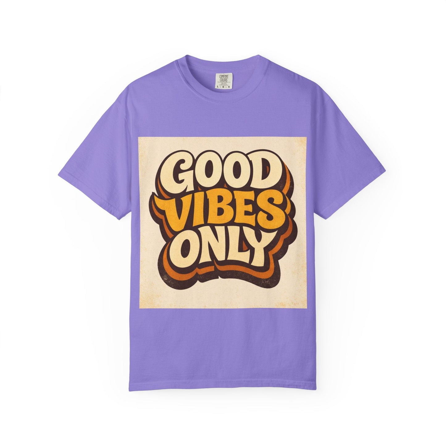 Good Vibes Only T-Shirt — Retro 70s Graphic Tee Printify