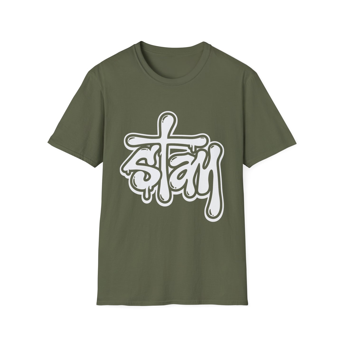 Stay Graffiti T-Shirt — Urban Streetwear Tee with Bold Script