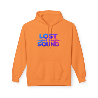 Lost in Sound Hoodie — Gradient Music Wave Pullover