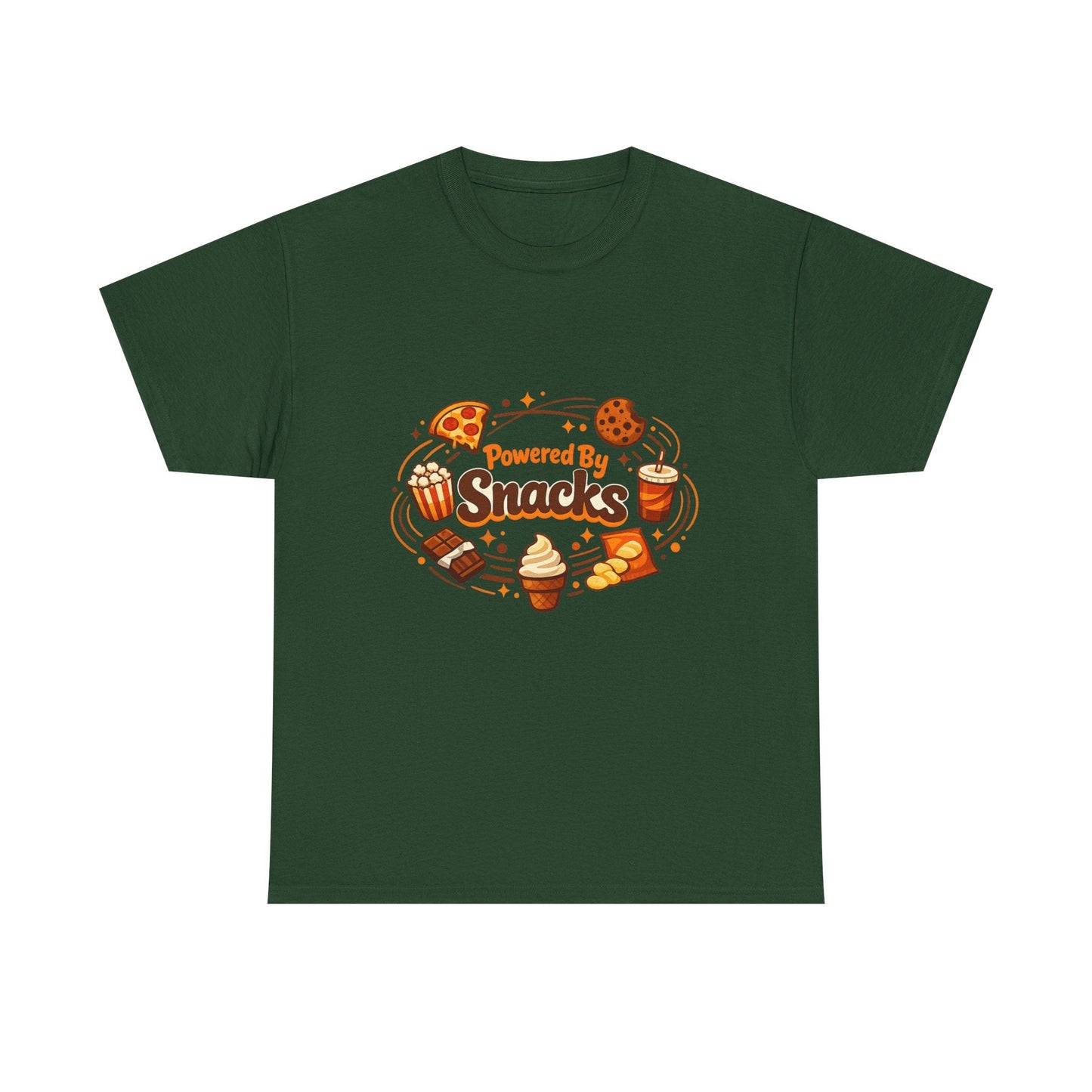 Powered By Snacks T-Shirt Printify