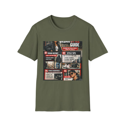 Urban Style Guide T-Shirt — Vintage Streetwear Graphic Tee Printify