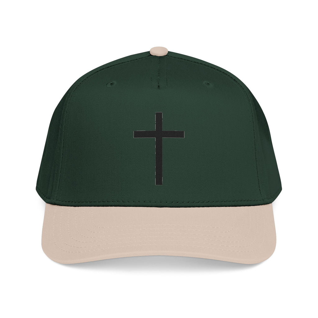 Christian Cross Baseball Cap — Minimal Embroidered Faith Hat