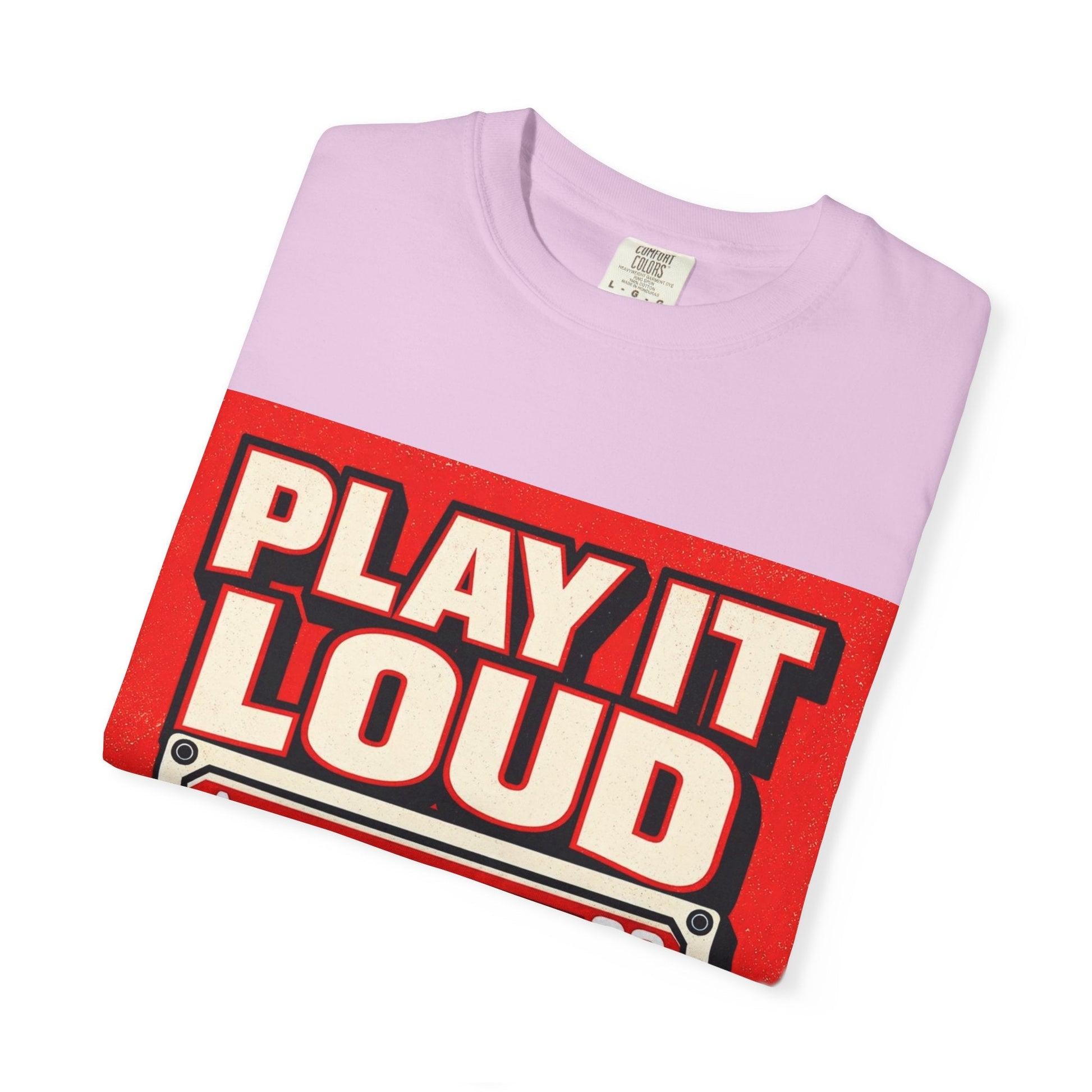 Play It Loud Retro Cassette T-Shirt Printify