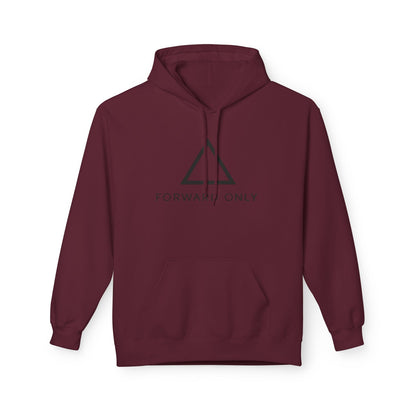 Hoodie — Minimal "Forward Only" Triangle Logo Pullover