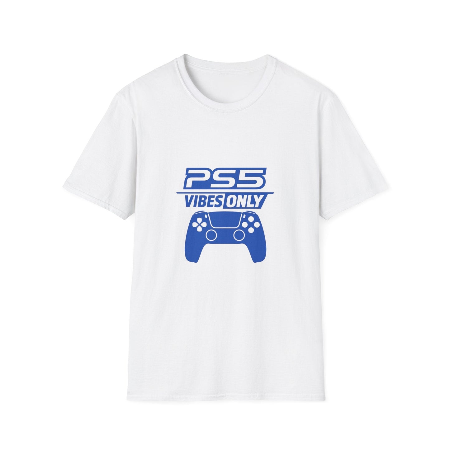 PS5 Vibes Only T-Shirt — Gamer Controller Graphic Tee Printify