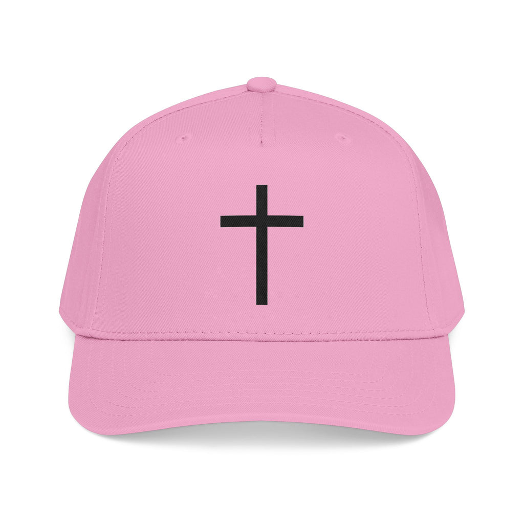 Christian Cross Baseball Cap — Minimal Embroidered Faith Hat