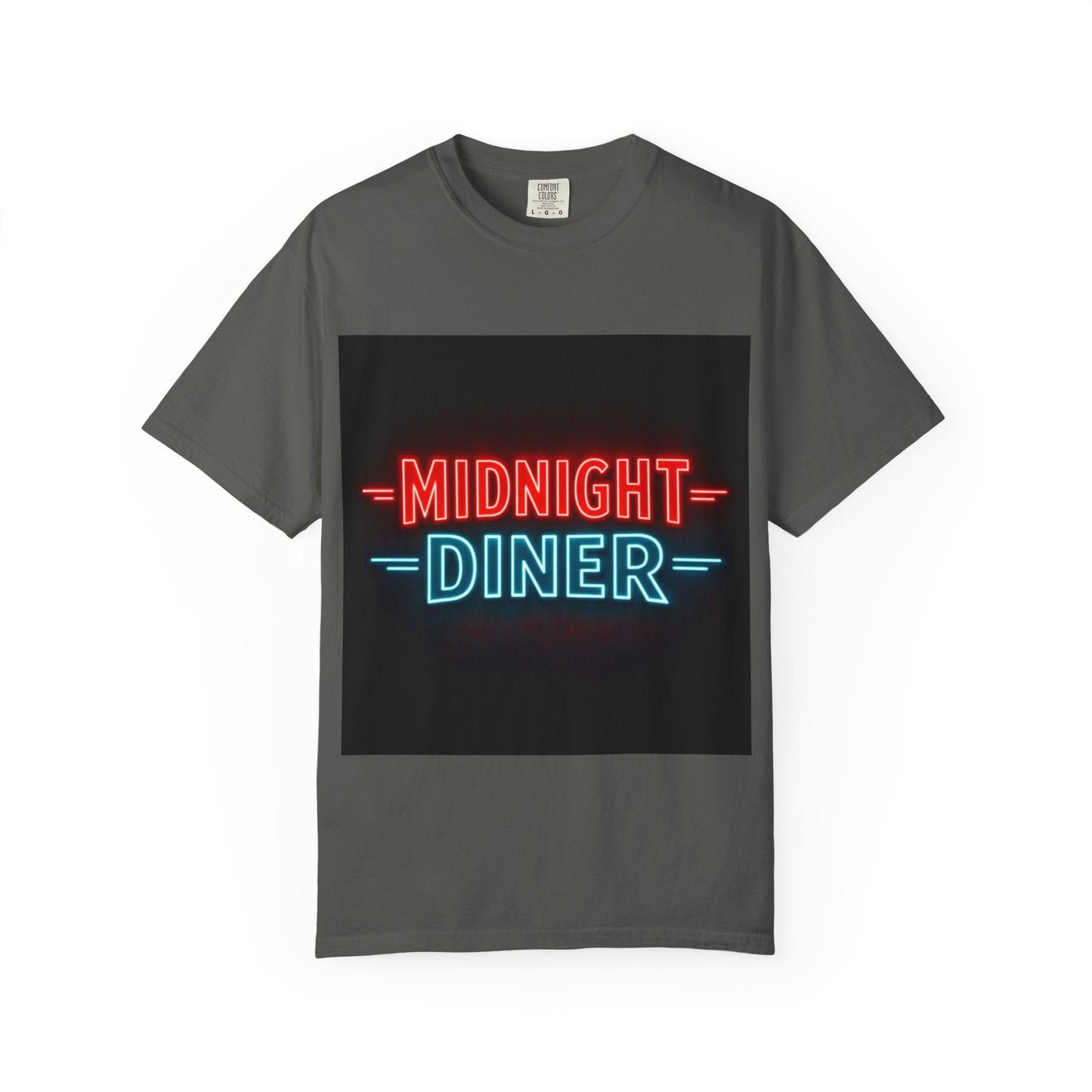 Midnight Diner Neon T-Shirt Printify