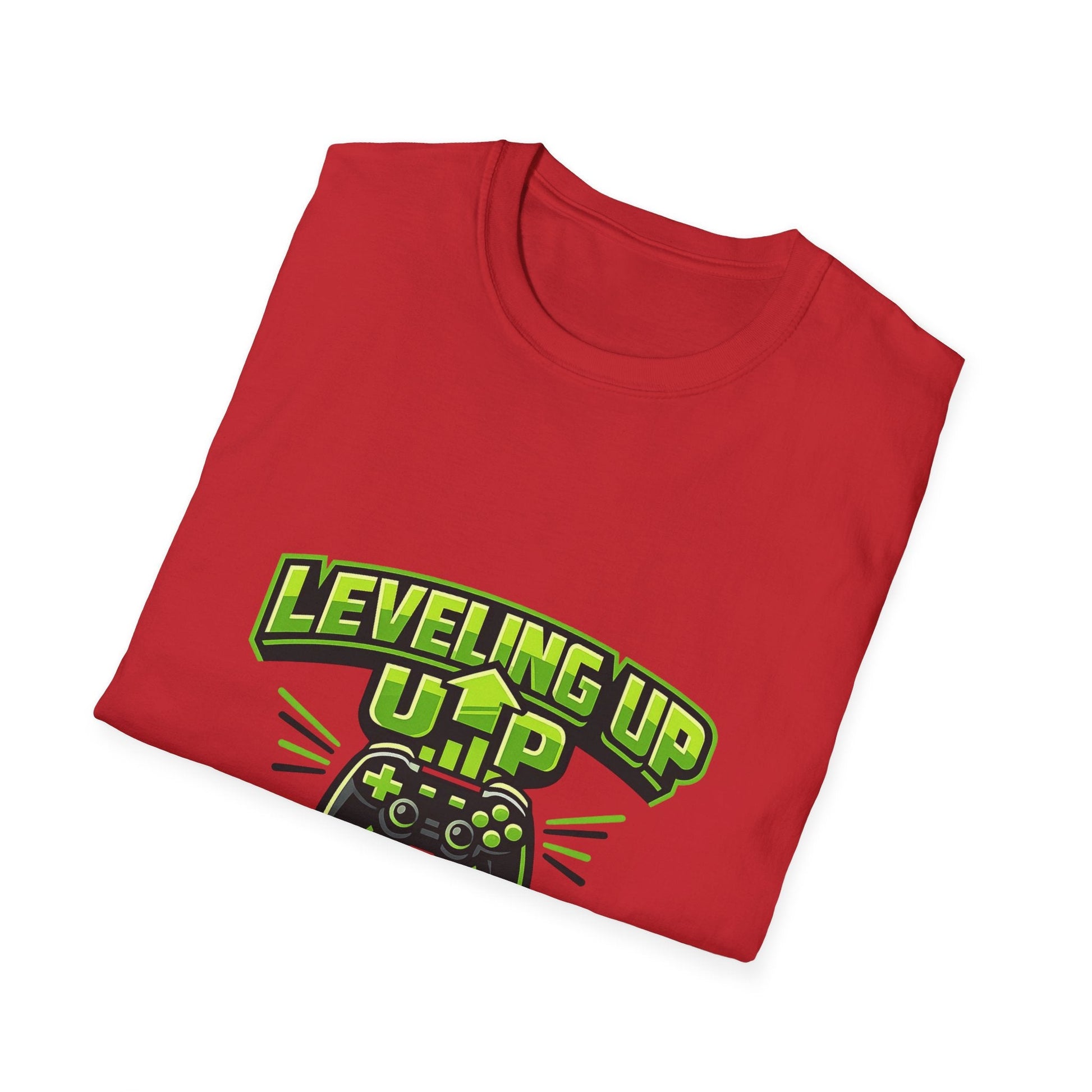 Leveling Up Daily Gamer T-Shirt Printify