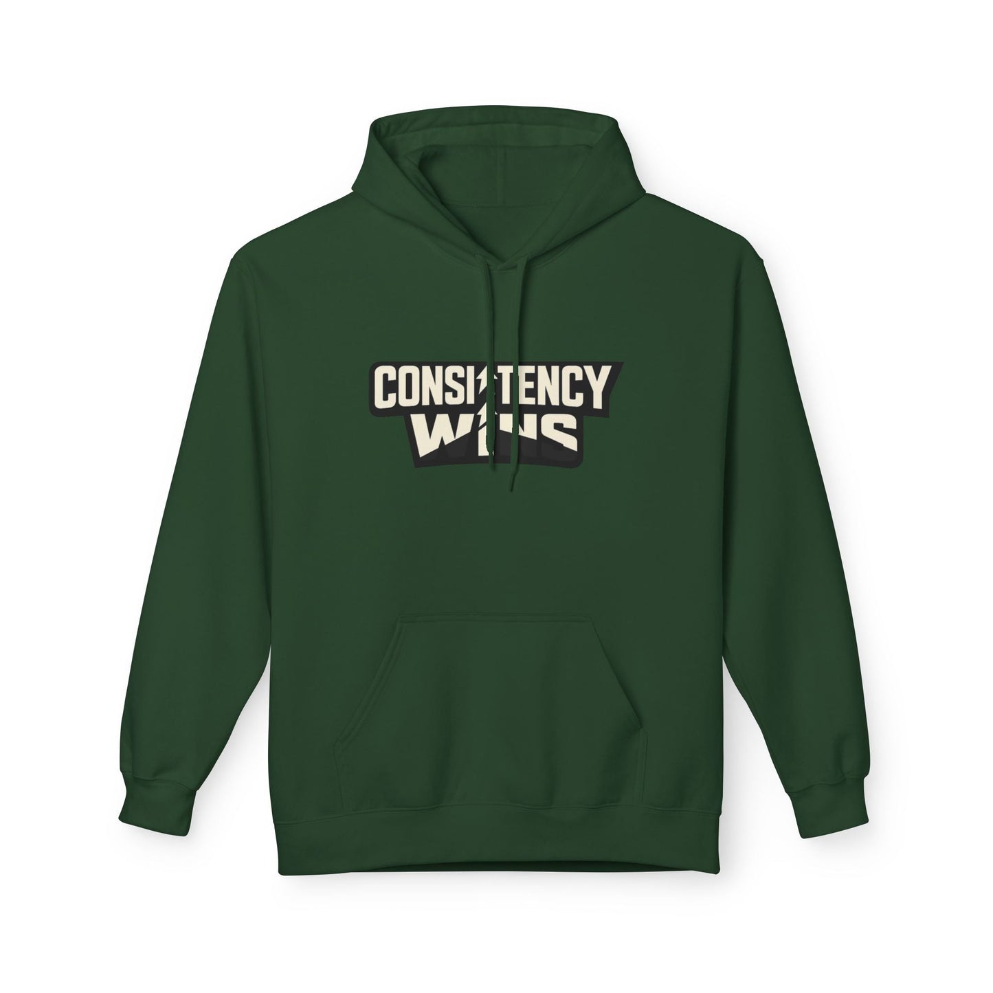 Consistency Wins Hoodie — Motivational Graphic Pullover Printify