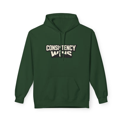 Consistency Wins Hoodie — Motivational Graphic Pullover Printify