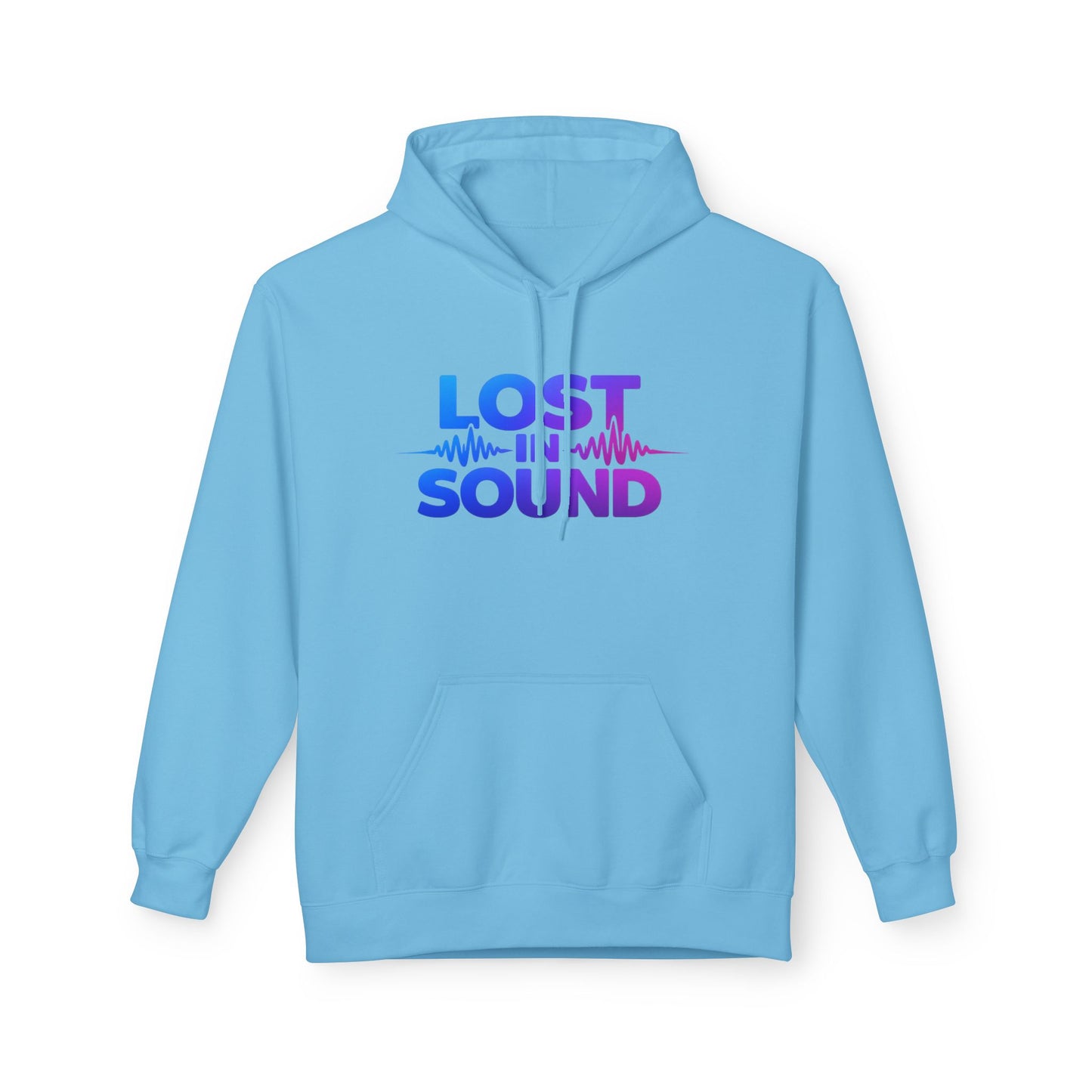 Lost in Sound Hoodie — Gradient Music Wave Pullover