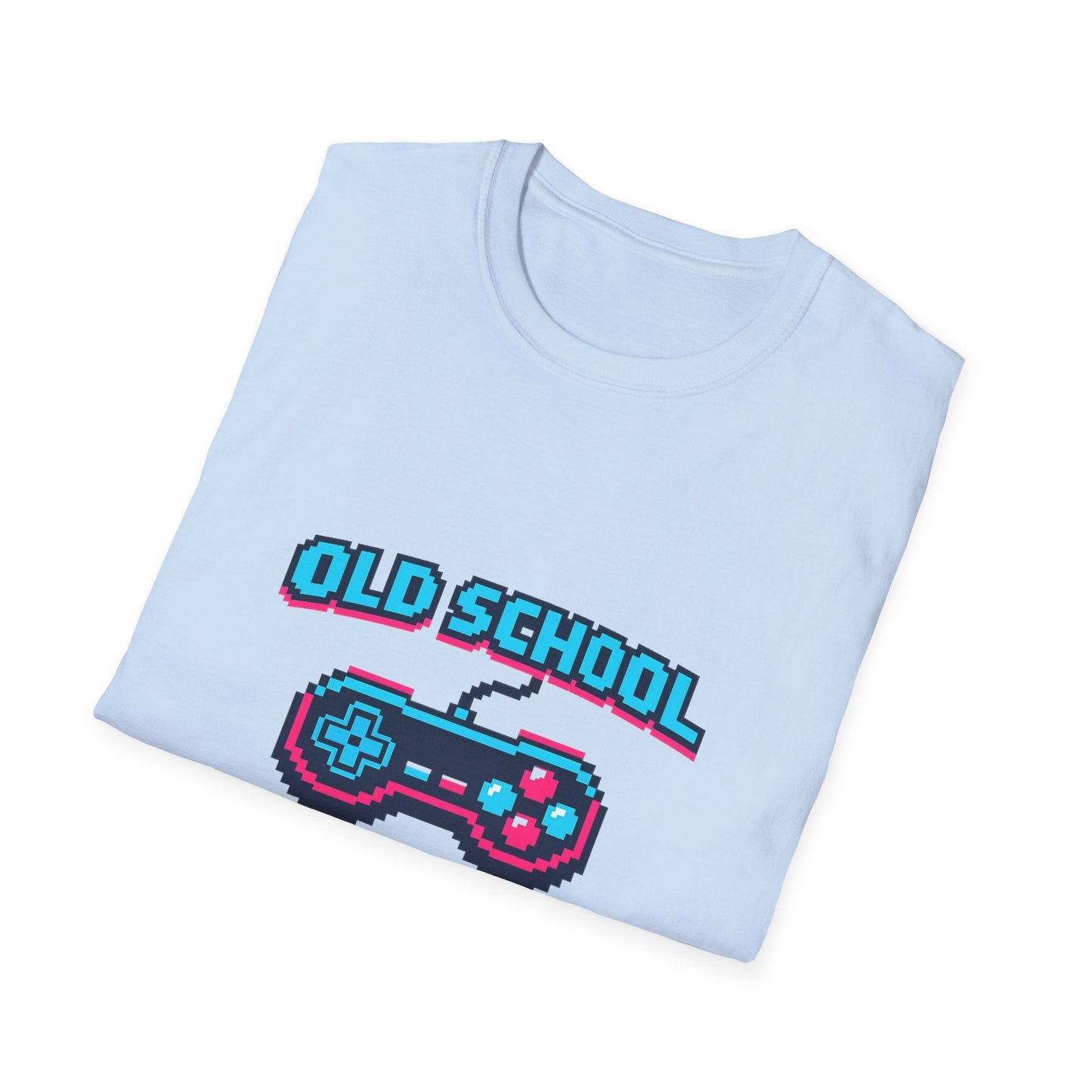 Old School Gamer T-Shirt — Retro Video Game Controller Tee Printify