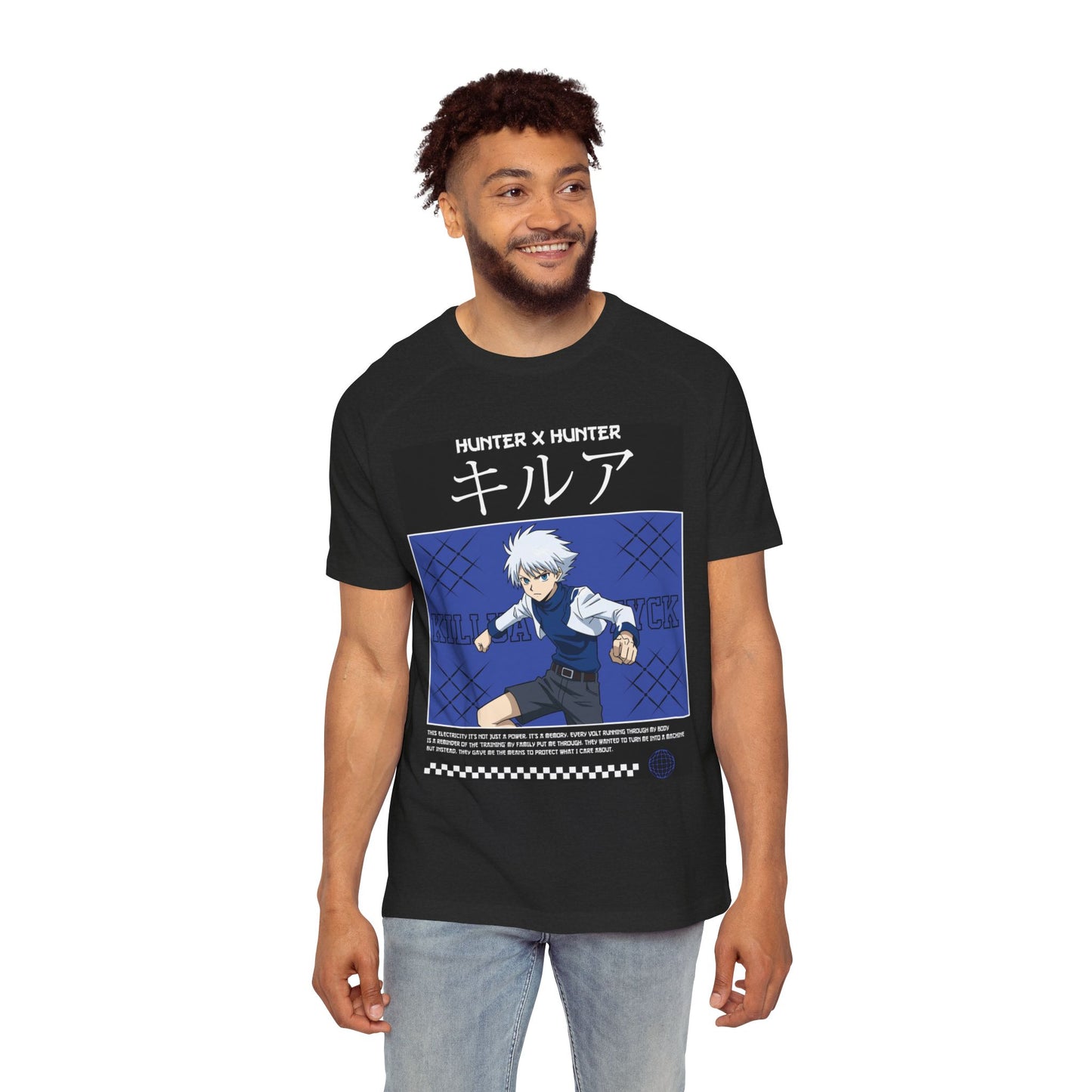 Hunter x Hunter Killua Graphic T-Shirt — Anime Raglan Tee