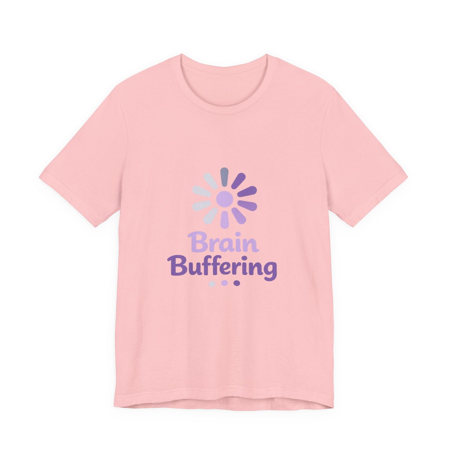 Brain Buffering T-Shirt — Funny Loading Graphic Tee for Neurodivergent & Mental Health Awareness Printify