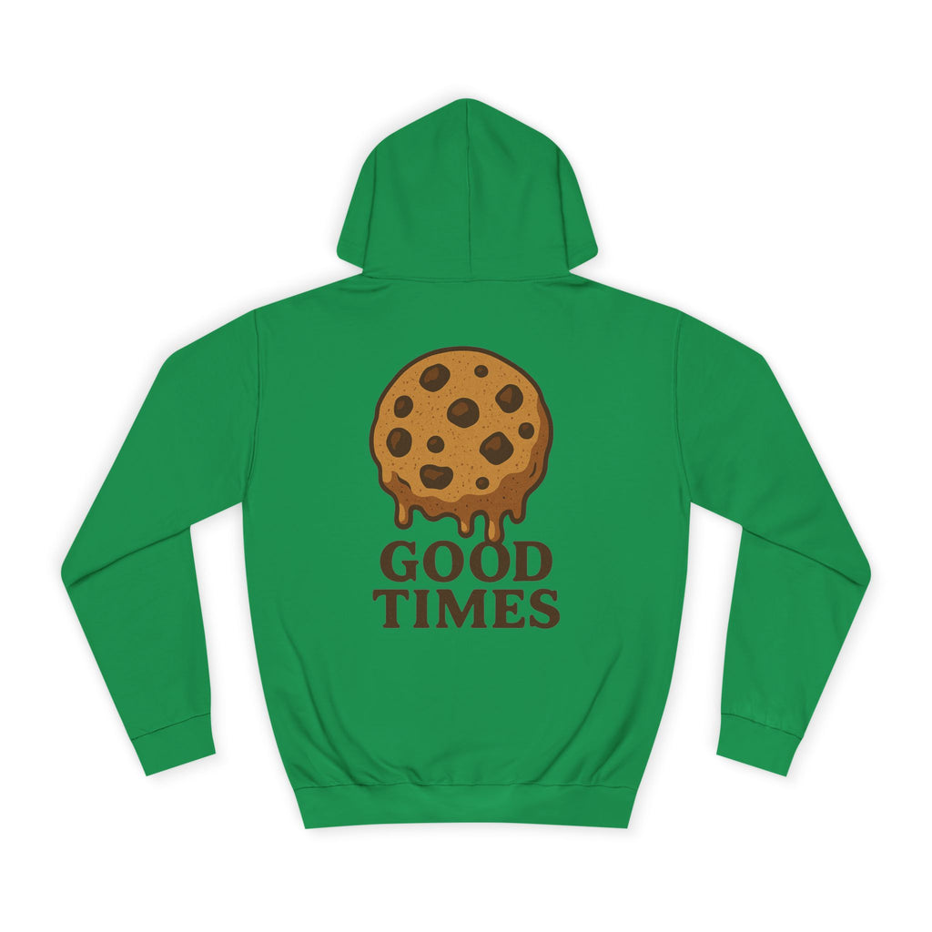 Cookie Graphic Hoodie — "Good Times" Chocolate Chip Sweatshirt