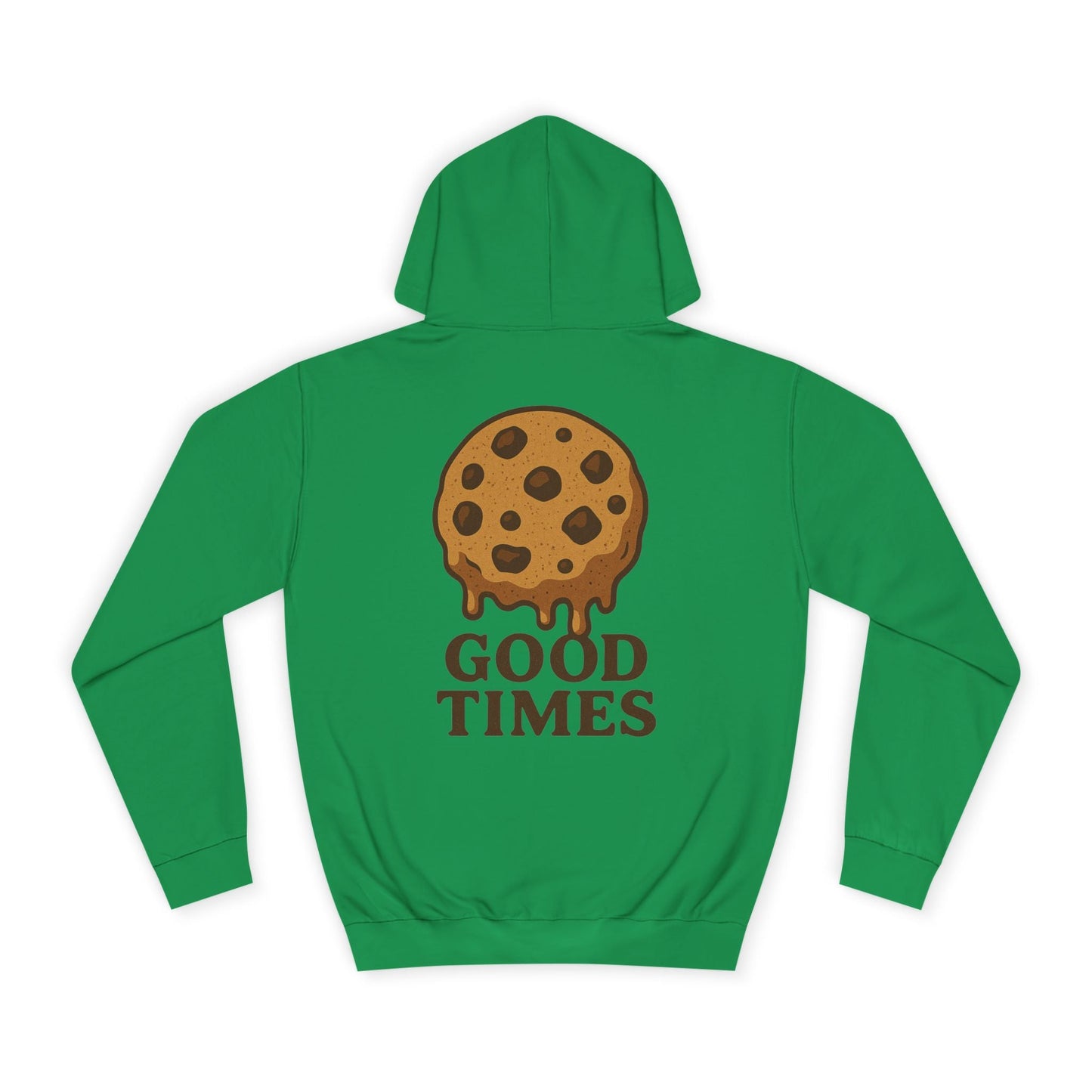 Unisex Cookie “Good Times” Hoodie – Chocolate Chip Graphic Sweatshirt Printify
