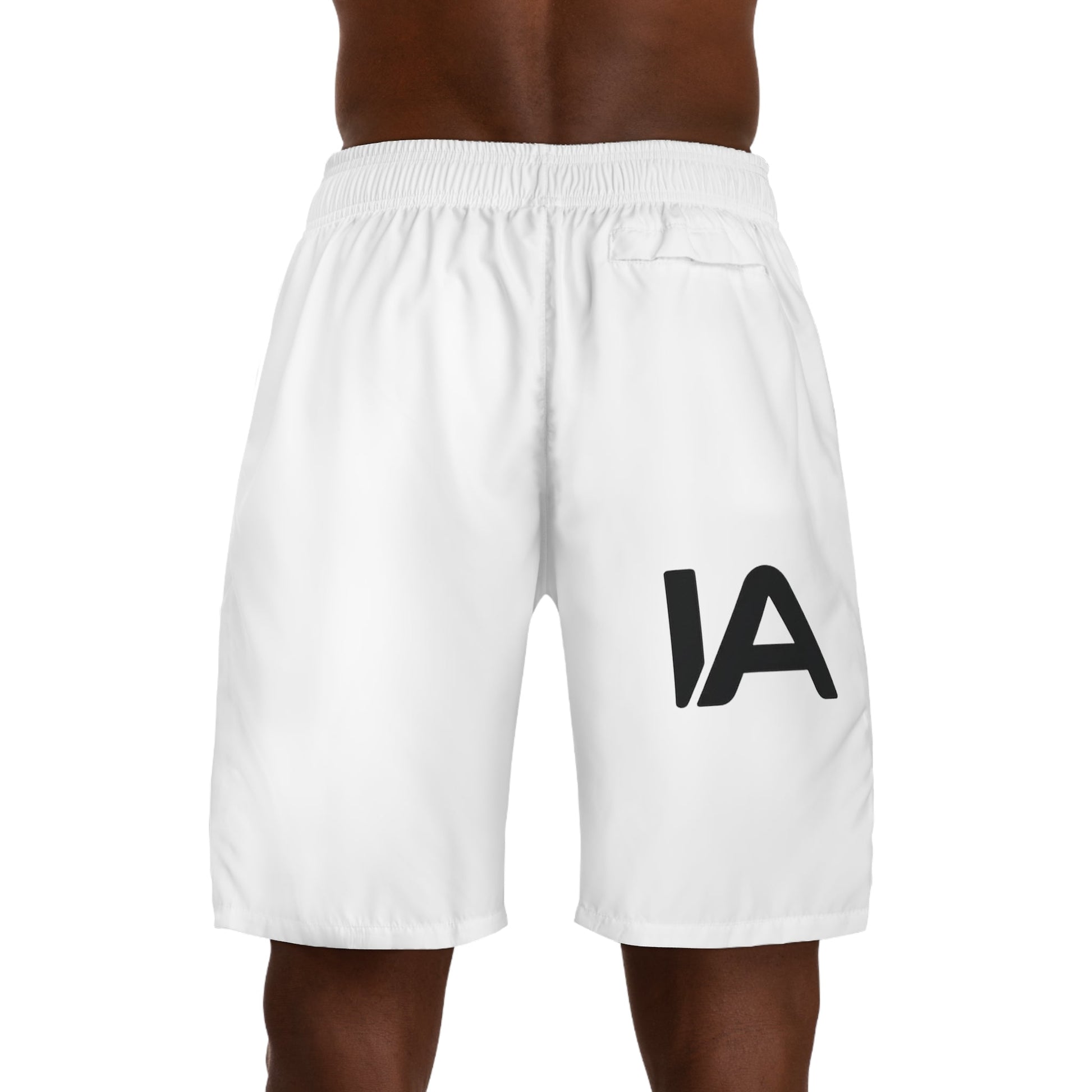 Focus Mode Locked Men's Jogger Shorts — Athletic Streetwear with Bold Typography Printify