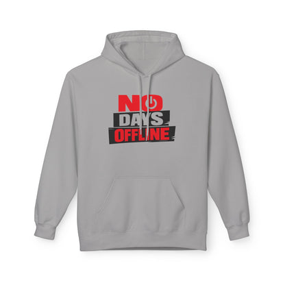 No Days Offline Hoodie — Gamer / Streamer Graphic Pullover Printify