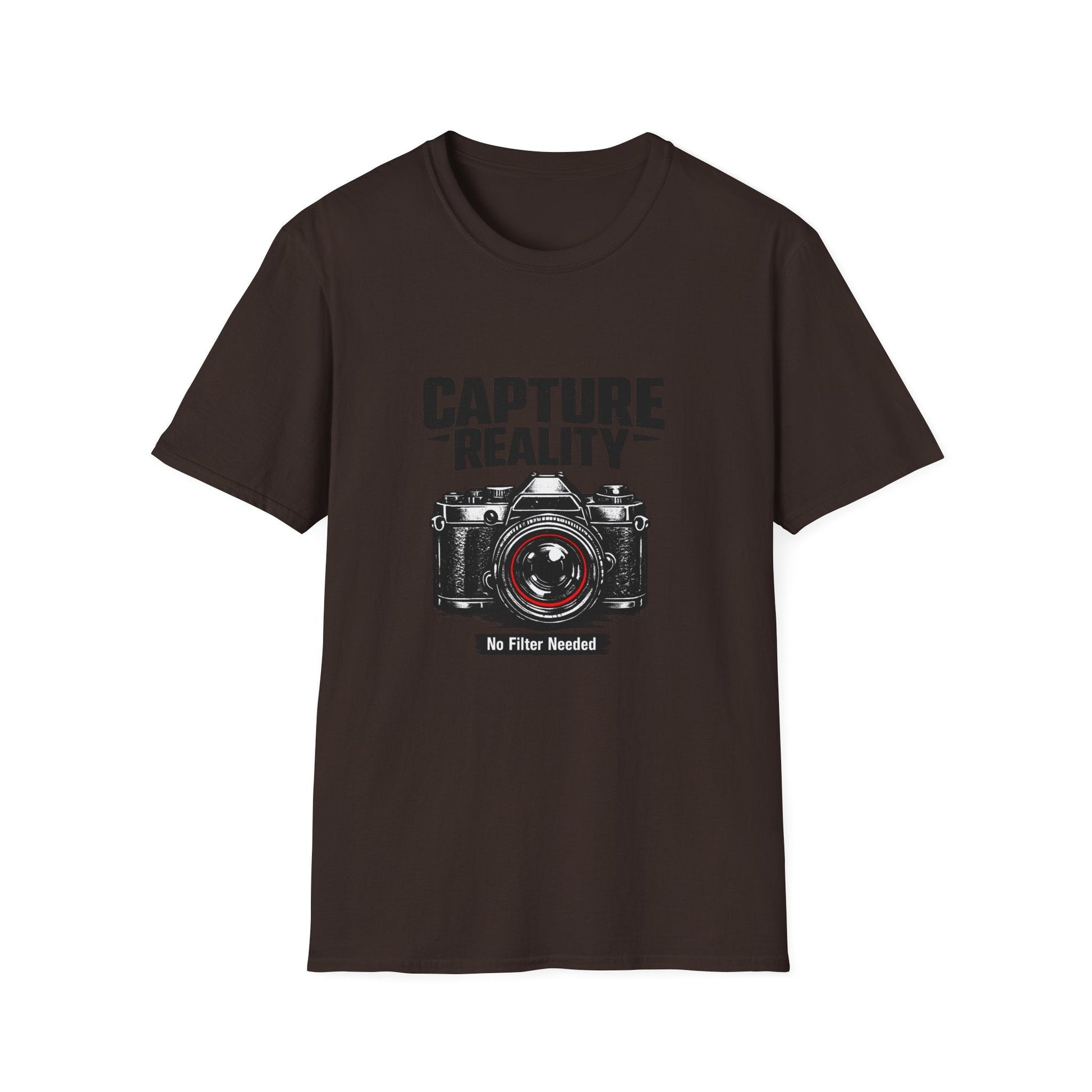 Photography T-Shirt — "Capture Reality" Camera Tee (No Filter Needed) Printify
