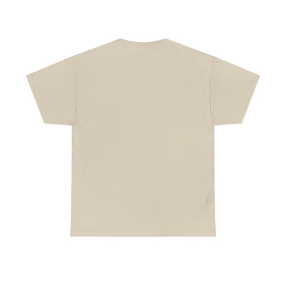 Minimal Circle Split Tee — Modern Graphic White T‑Shirt Printify