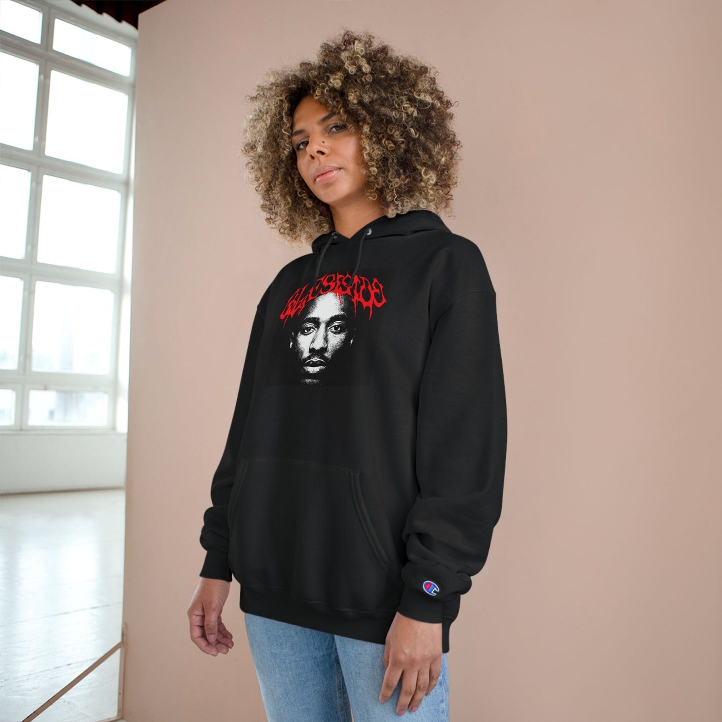 'Victorious' Graphic Hoodie - Champion Style Printify
