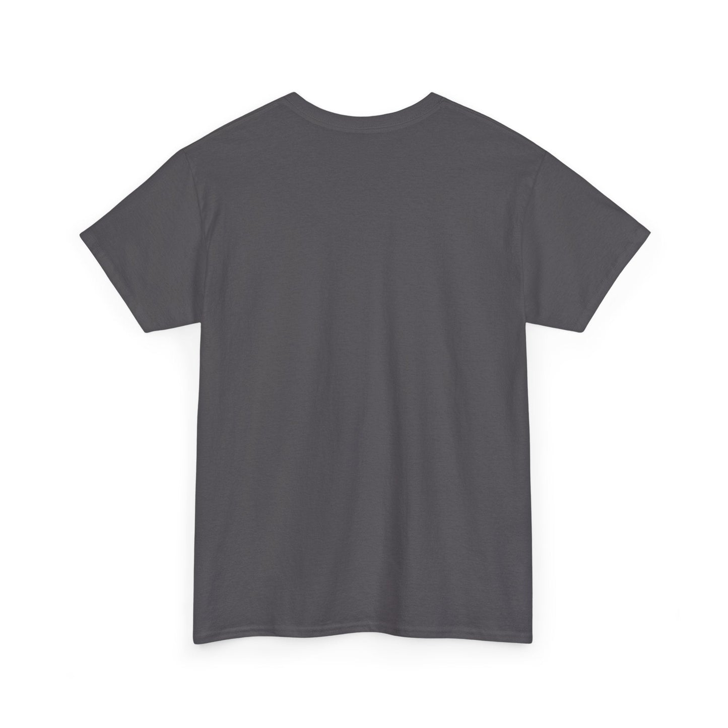 Minimal Circle Split Tee — Modern Graphic White T‑Shirt Printify