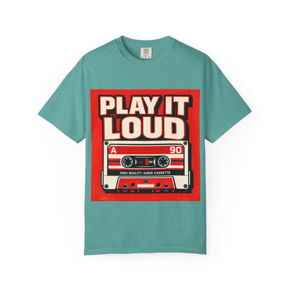 Play It Loud Retro Cassette T-Shirt Printify