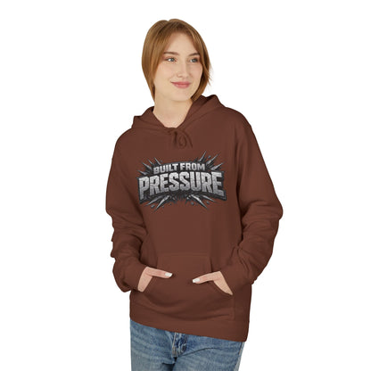 Build From Pressure Hoodie — Motivational Graphic Pullover Printify