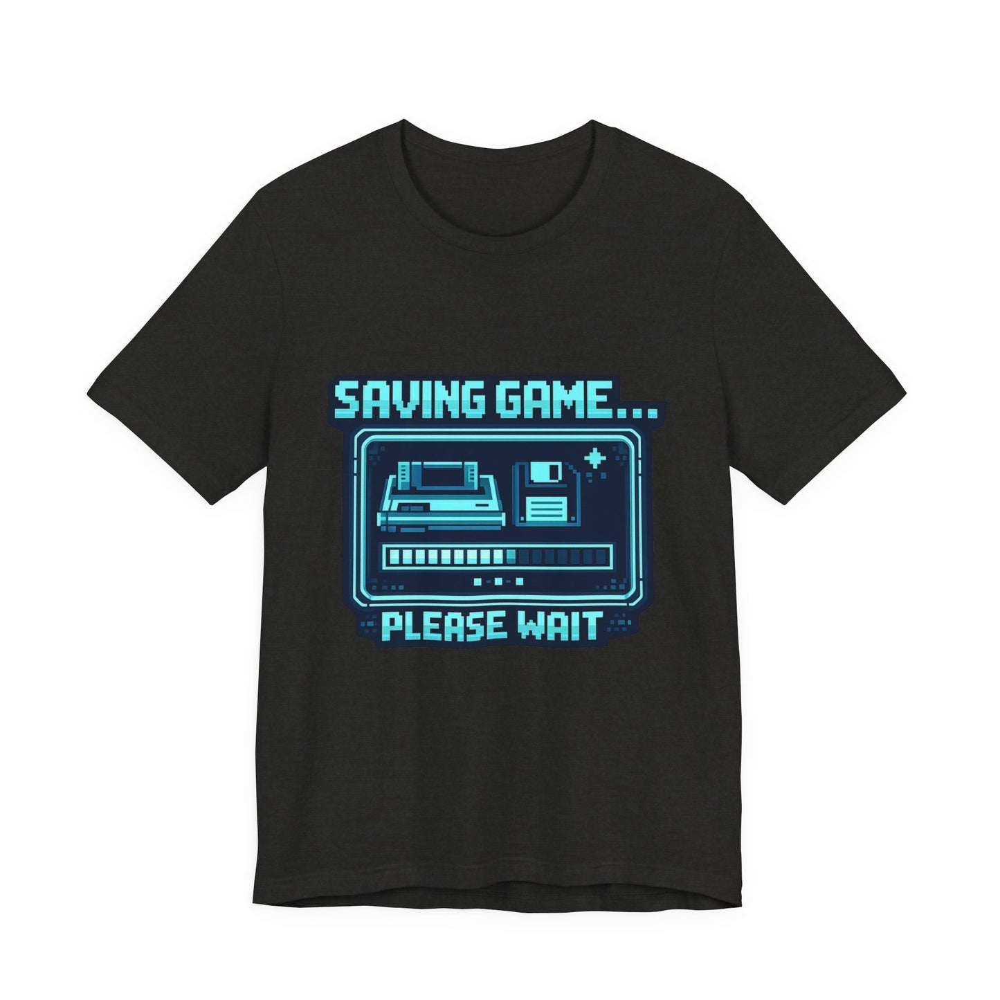 Saving Game Please Wait T-Shirt — Retro Gaming Console Tee