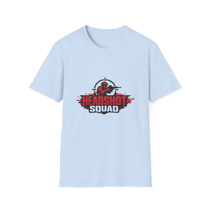 Headshot Squad Graphic T-Shirt — Gamer Sniper Team Tee Printify