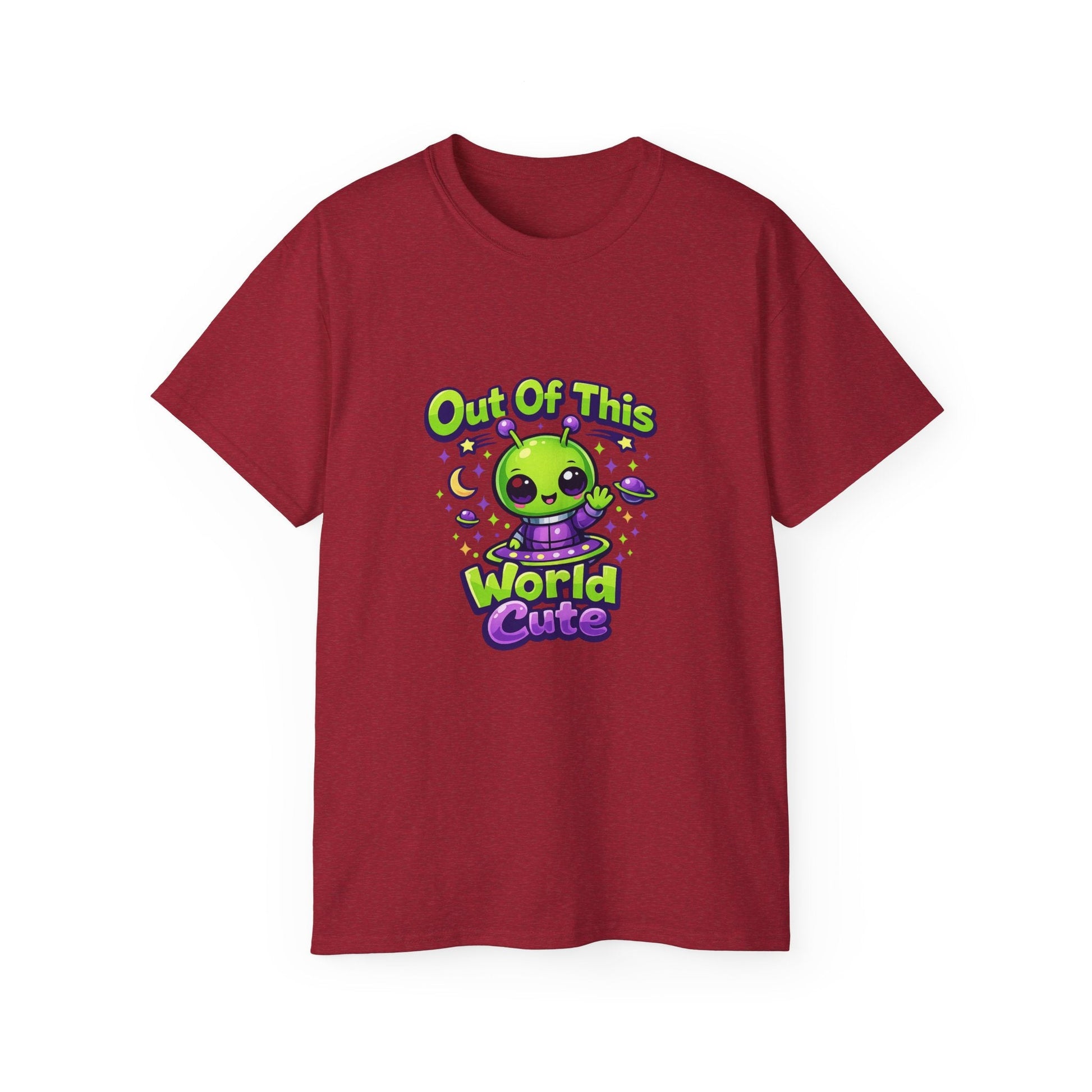 Out of This World Cute Alien Graphic T-Shirt Printify