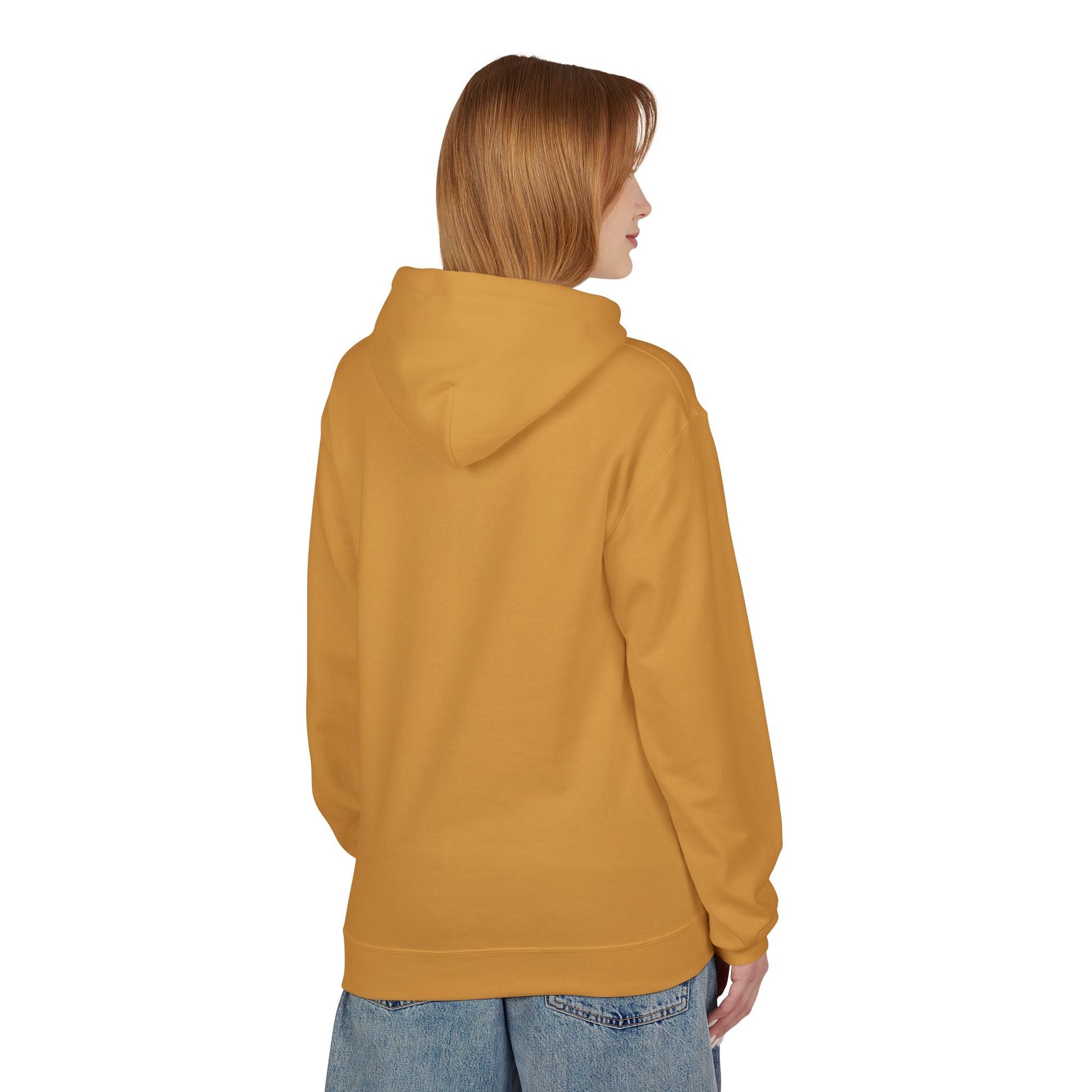 Hoodie — Monochrome Dollar Sign & Stars Graphic Printify