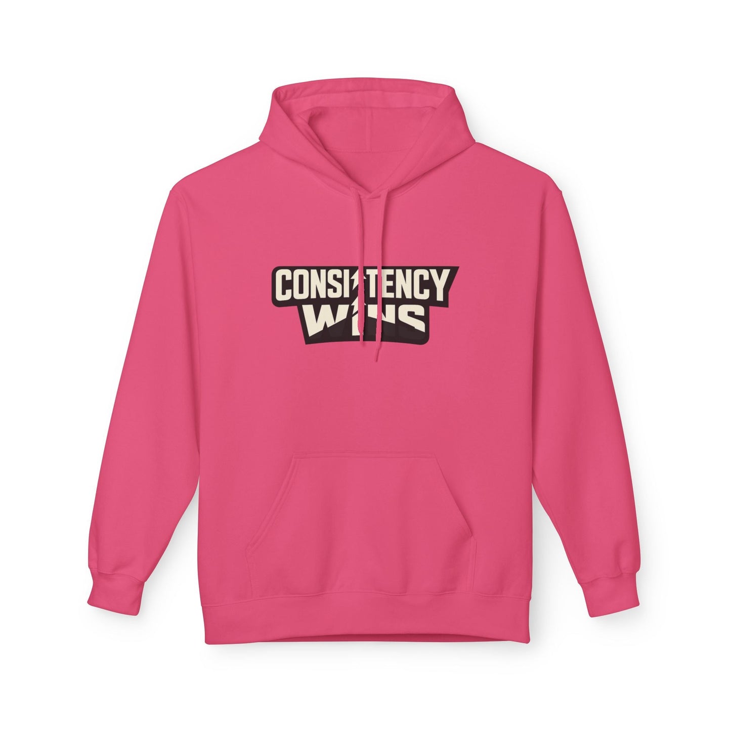 Consistency Wins Hoodie — Motivational Graphic Pullover Printify