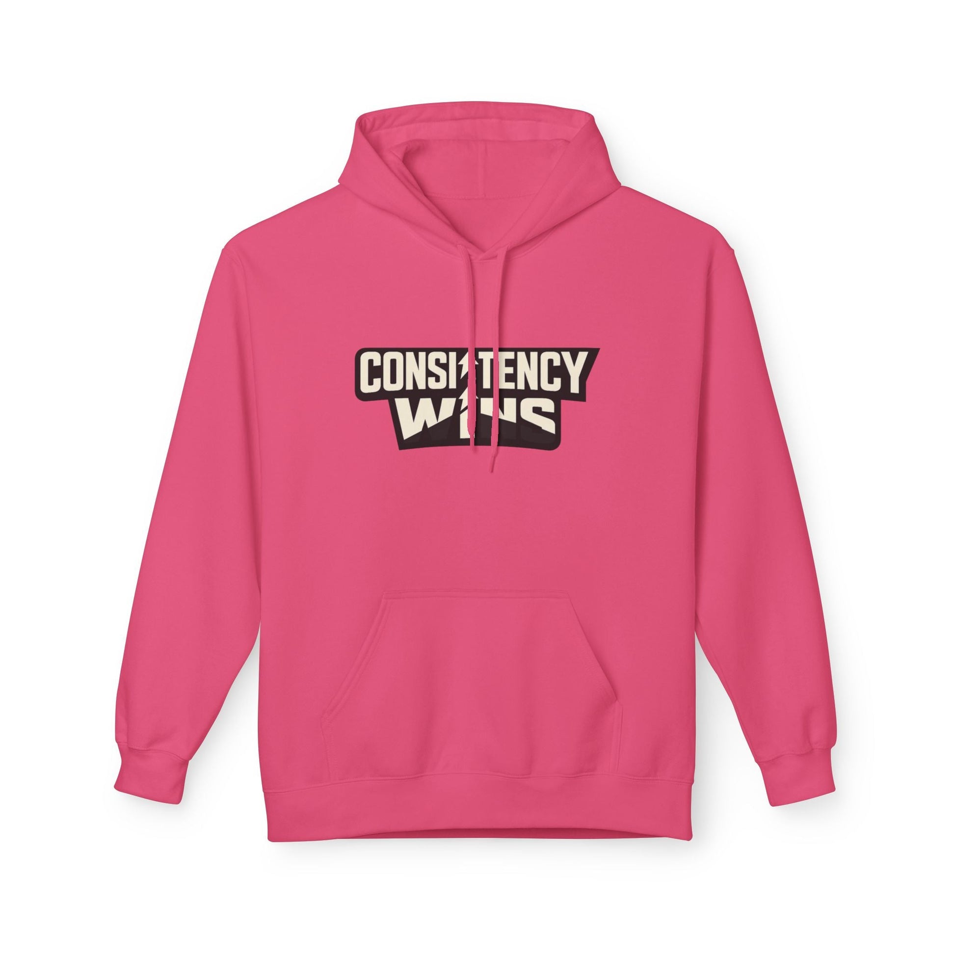 Consistency Wins Hoodie — Motivational Graphic Pullover Printify